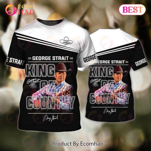 George Strait King of Country Music 3D Hoodie