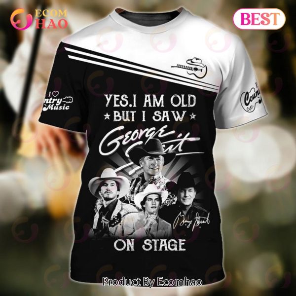 George Strait Old Guitar 3D Hoodie