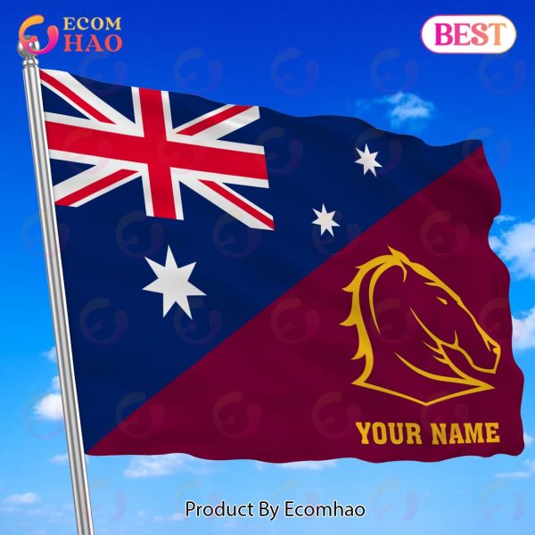 NRL Teams Brisbane Broncos Flag Gift For Fans