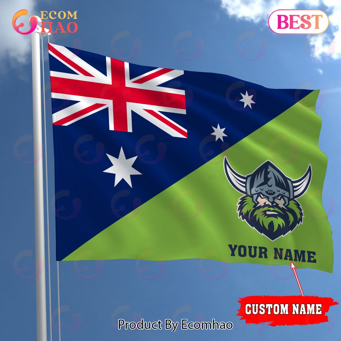 NRL Teams Canberra Raiders Flag Gift For Fans