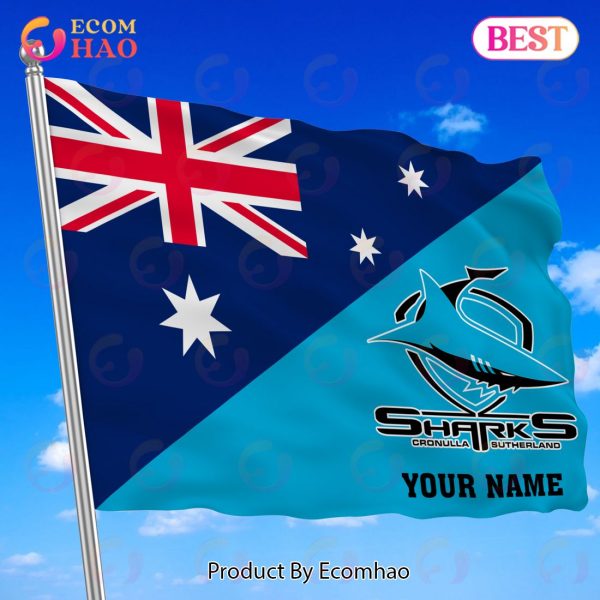 NRL Teams Cronulla Sharks Flag Gift For Fans