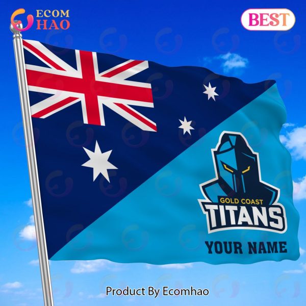NRL Teams Gold Coast Titans Flag Gift For Fans