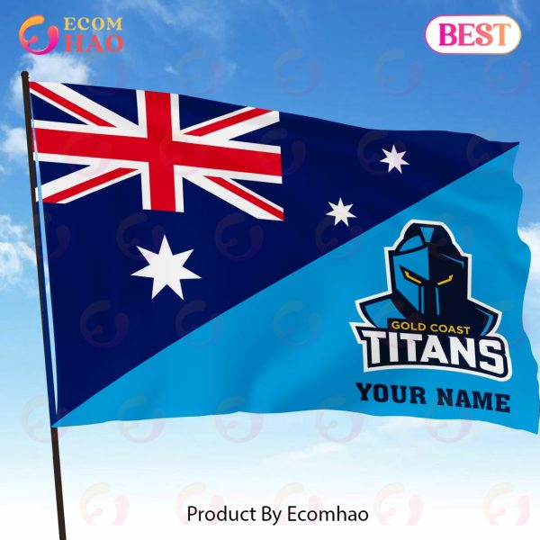 NRL Teams Gold Coast Titans Flag Gift For Fans
