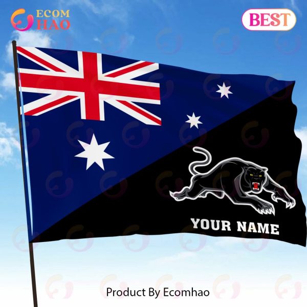 NRL Teams Penrith Panthers Flag Gift For Fans