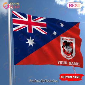 NRL Teams St. George Illawarra Dragons Flag Gift For Fans