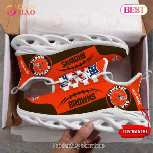 Personalized NFL Cleveland Browns Max Soul Chunky Sneakers