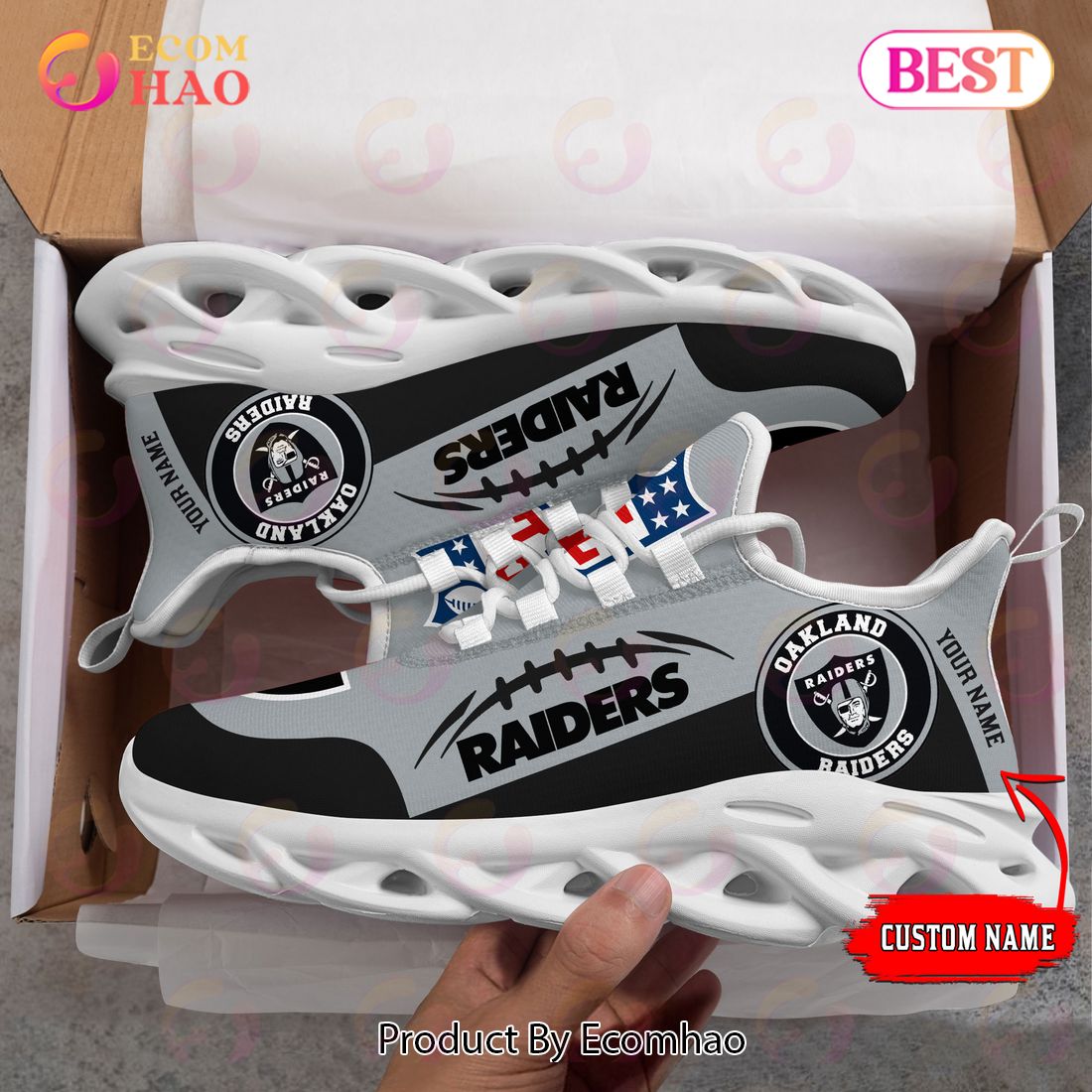 Personalized NFL New England Patriots Max Soul Chunky Sneakers