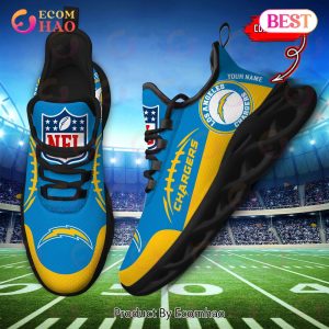 Personalized NFL Los Angeles Chargers Max Soul Chunky Sneakers