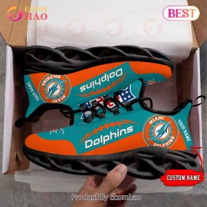 Personalized NFL Miami Dolphins Max Soul Chunky Sneakers