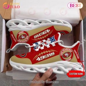 Personalized NFL San Francisco 49ers Max Soul Chunky Sneakers