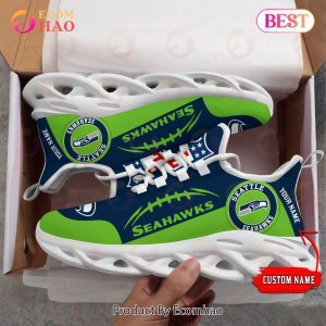Personalized NFL Seattle Seahawks Max Soul Chunky Sneakers