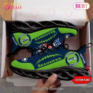 Personalized NFL Seattle Seahawks Max Soul Chunky Sneakers