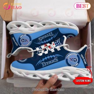 Personalized NFL Tennessee Titans Max Soul Chunky Sneakers