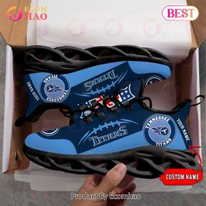 Personalized NFL Tennessee Titans Max Soul Chunky Sneakers