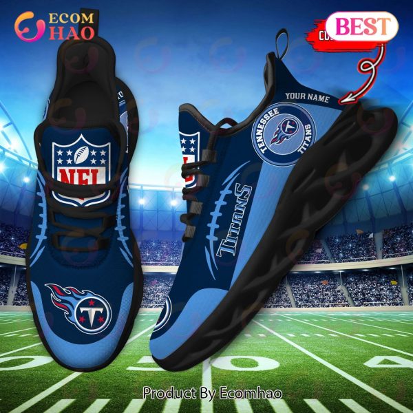 Personalized NFL Tennessee Titans Max Soul Chunky Sneakers