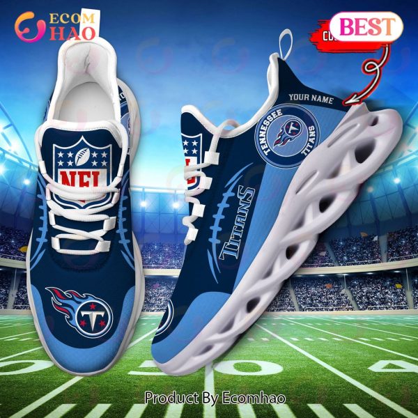 Personalized NFL Tennessee Titans Max Soul Chunky Sneakers