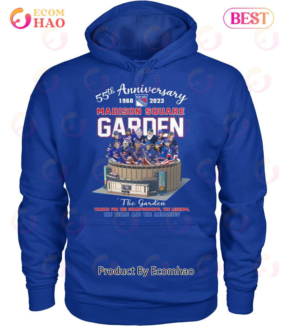 55th Anniversary 1968 – 2023 Madison Square Garden Thanks For The Championships The Legends The Tears And The Memories T-Shirt