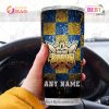 Personalized NRL Dolphins Tumbler Gold Logo Purl