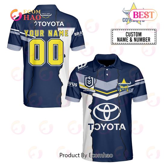 Personalized 2023 NRL North Queensland Cowboys Mix Jerseys Polo Shirt