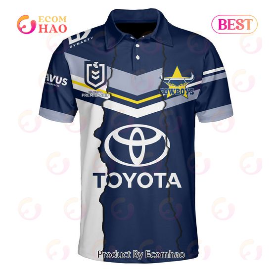 Personalized 2023 NRL North Queensland Cowboys Mix Jerseys Polo Shirt