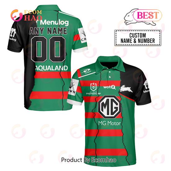 Personalized 2023 NRL South Sydney Rabbitohs Mix Jerseys Polo Shirt