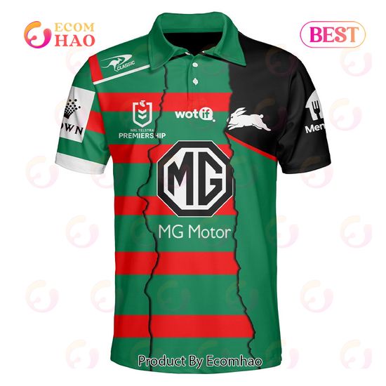 Personalized 2023 NRL South Sydney Rabbitohs Mix Jerseys Polo Shirt