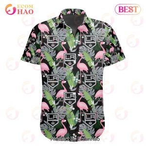 Limited Edition NHL Los Angeles Kings Special Hawaiian Design Button Shirt
