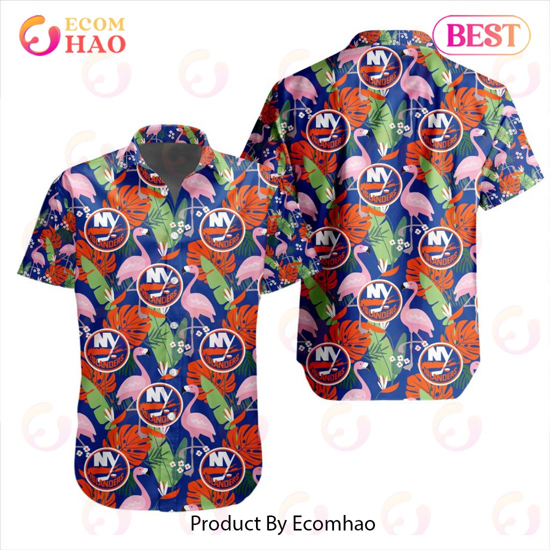 Limited Edition NHL New York Islanders Special Hawaiian Design Button Shirt