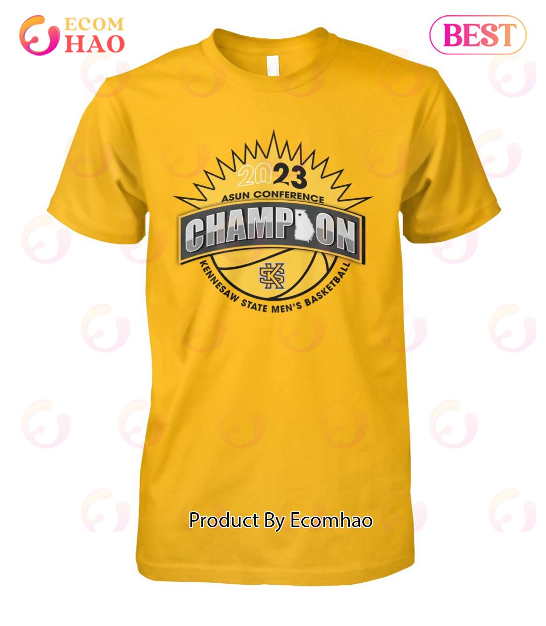 2023 Asun Conference Champion Kennesaw State Men’s Basketball T-Shirt