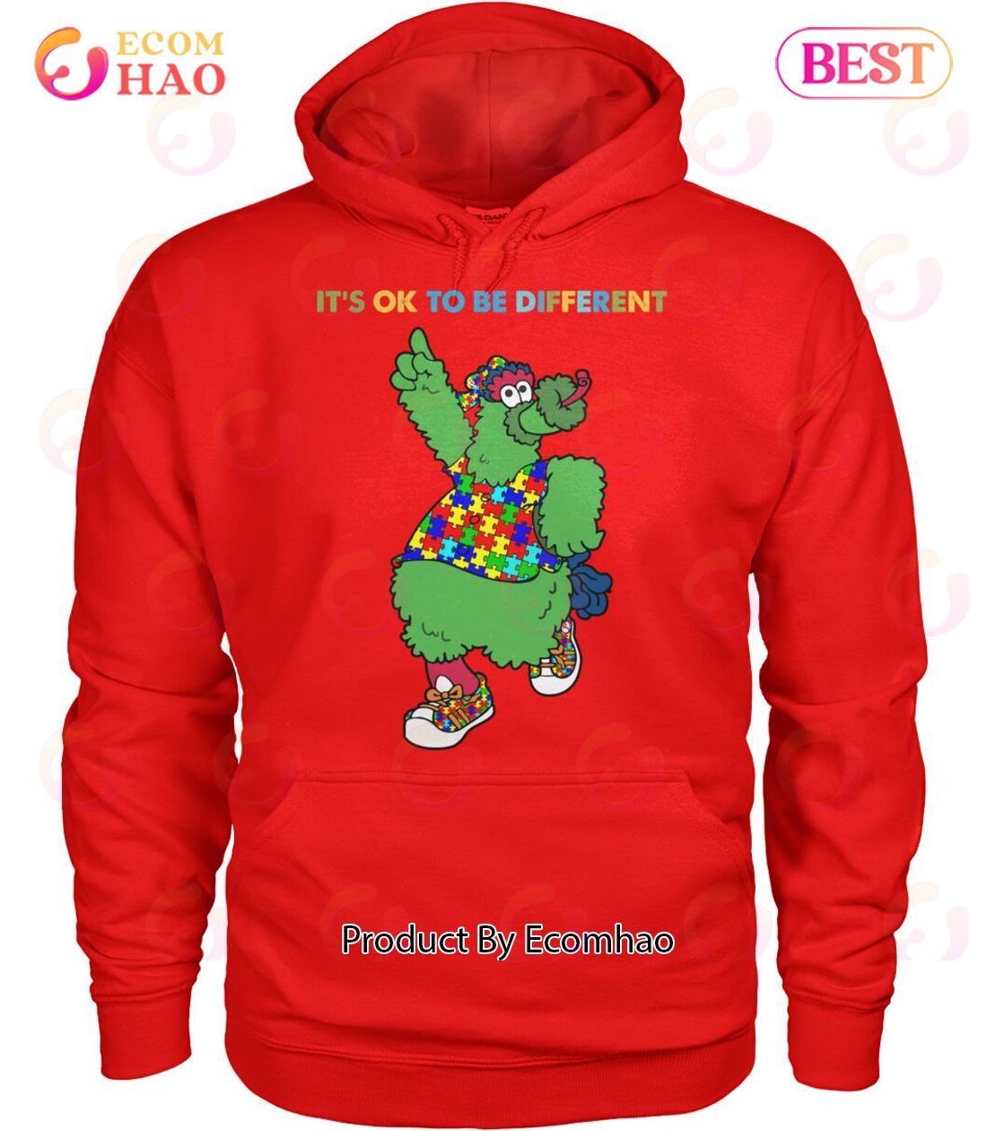 Phillie Phanatic It’s Ok To Be Different T-Shirt