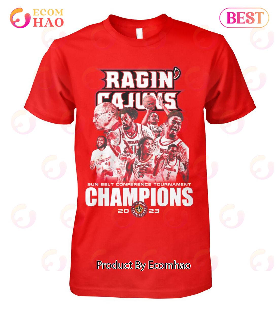 Ragin Cajuns Sun Belt Conference Tournament Champions 2023 T-Shirt