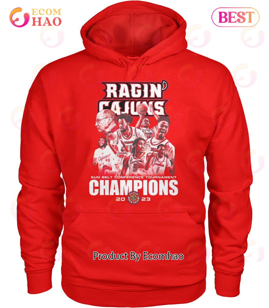 Ragin Cajuns Sun Belt Conference Tournament Champions 2023 T-Shirt