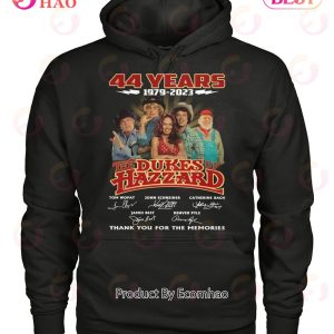 44 Years 1979 – 2023 The Dukes Of Hazzard Thank You For The Memories T-Shirt