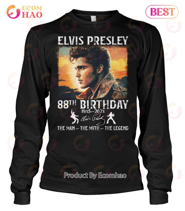 Elvis Presley 88th Birthday 1935 – 2023 The Man The Myth The Legend T-Shirt