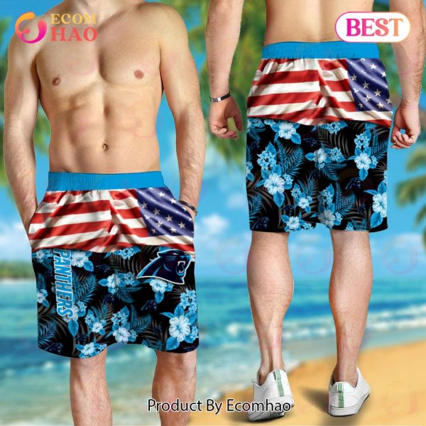 NFL Carolina Panthers Hawaiian Shirt & Short New Trending