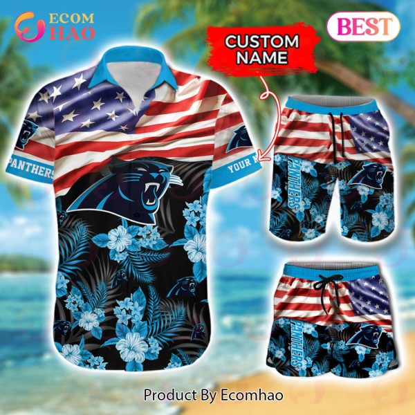 NFL Carolina Panthers Hawaiian Shirt & Short New Trending