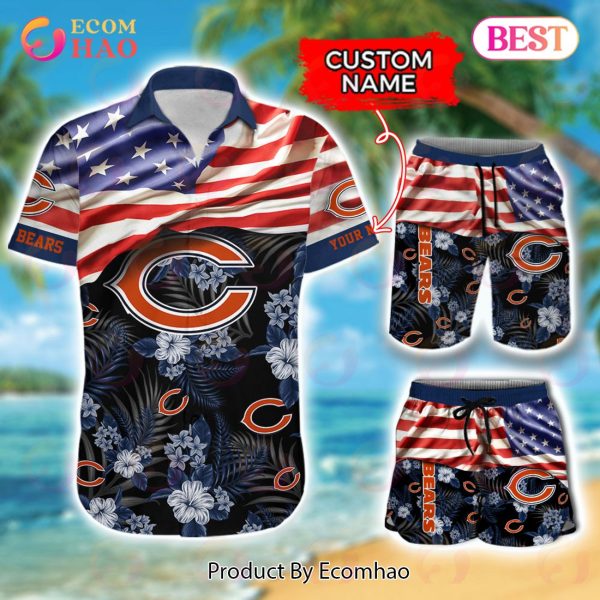 NFL Chicago Bears Hawaiian Shirt & Short New Trending