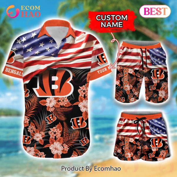 NFL Cincinnati Bengals Hawaiian Shirt & Short New Trending