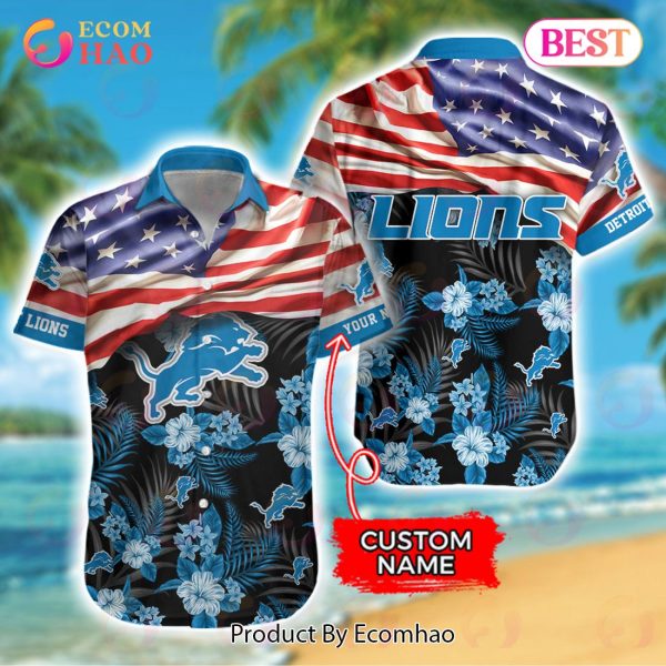 NFL Detroit Lions Hawaiian Shirt & Short New Trending