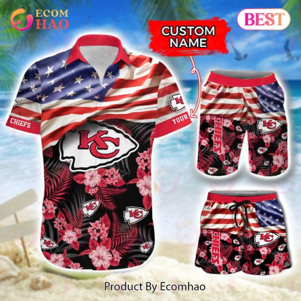 NFL Kansas City Chiefs Hawaiian Shirt & Short New Trending
