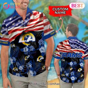 NFL Los Angeles Rams Hawaiian Shirt & Short New Trending