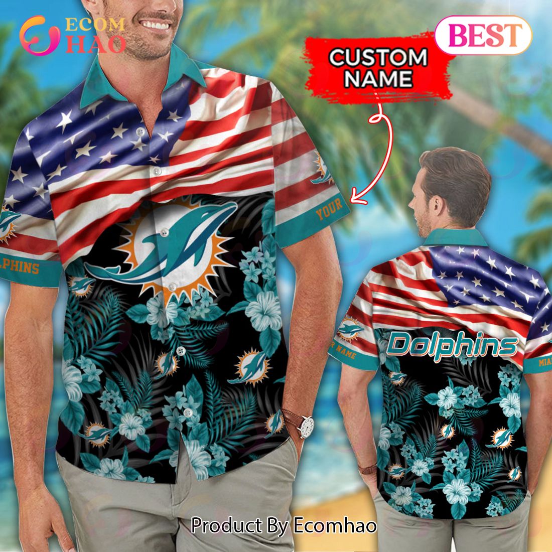 NFL Miami Dolphins Grateful Dead Hawaiian Shirt For Fans