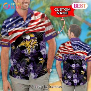 NFL Minnesota Vikings Hawaiian Shirt & Short New Trending