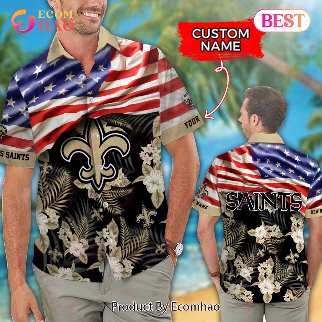 TRENDING] New Orleans Saints NFL Hawaiian Shirt, Retro Vintage Summer