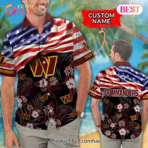 NFL Washington Commanders Hawaiian Shirt & Short New Trending