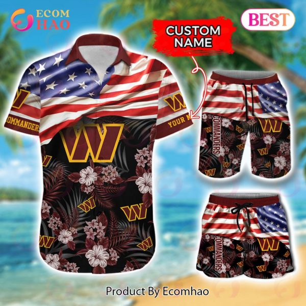 NFL Washington Commanders Hawaiian Shirt & Short New Trending