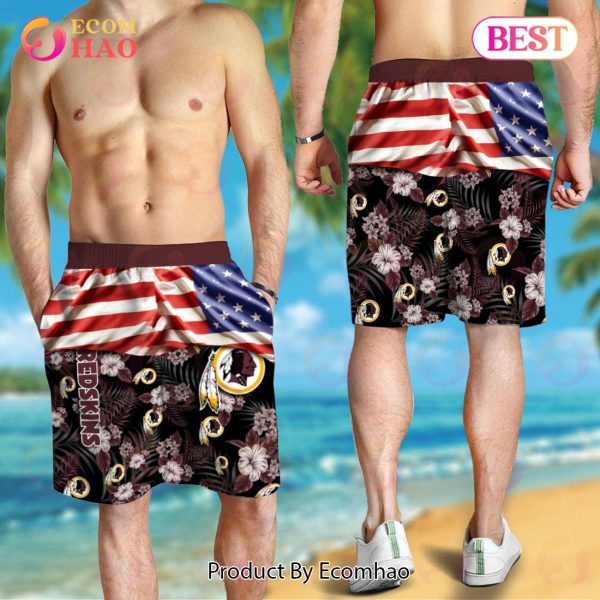 NFL Washington Redskins Hawaiian Shirt & Short New Trending