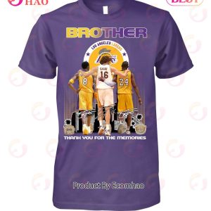 Gasol And Bryant You’ll Always Be In My Heart My Big Brother T-Shirt