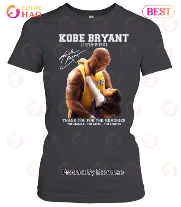 Kobe Bryant 1978 – 2020 Thank You For The Memories The Mamba The Myth The Legend T-Shirt