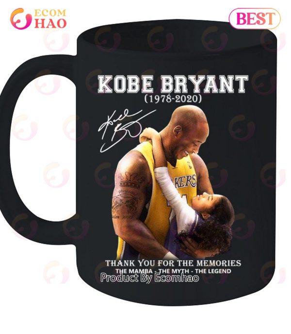 Kobe Bryant 1978 – 2020 Thank You For The Memories The Mamba The Myth The Legend T-Shirt